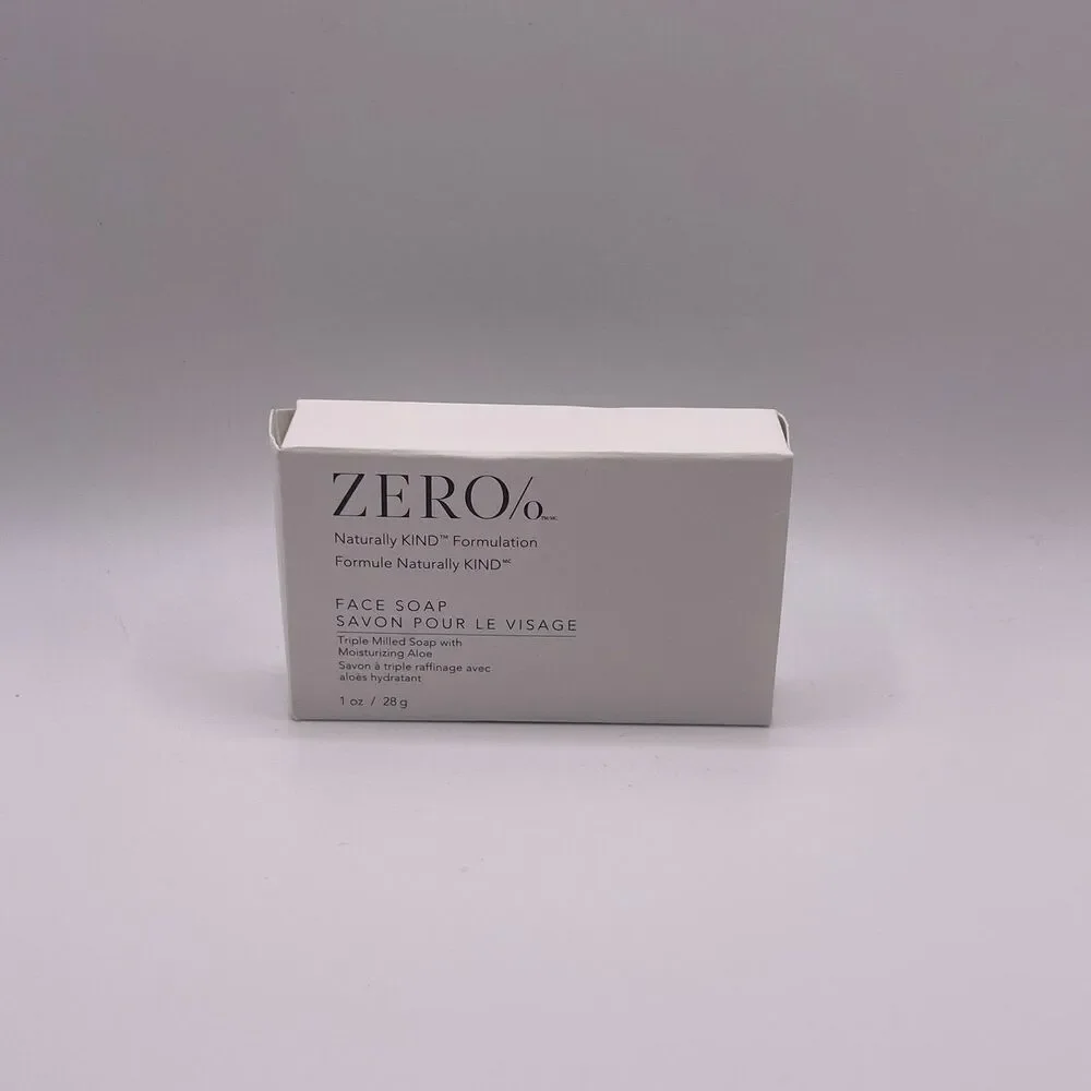 Zero Triple Milled Moisturizing Aloe Face Soap Bar